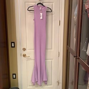 NWT long purple dress